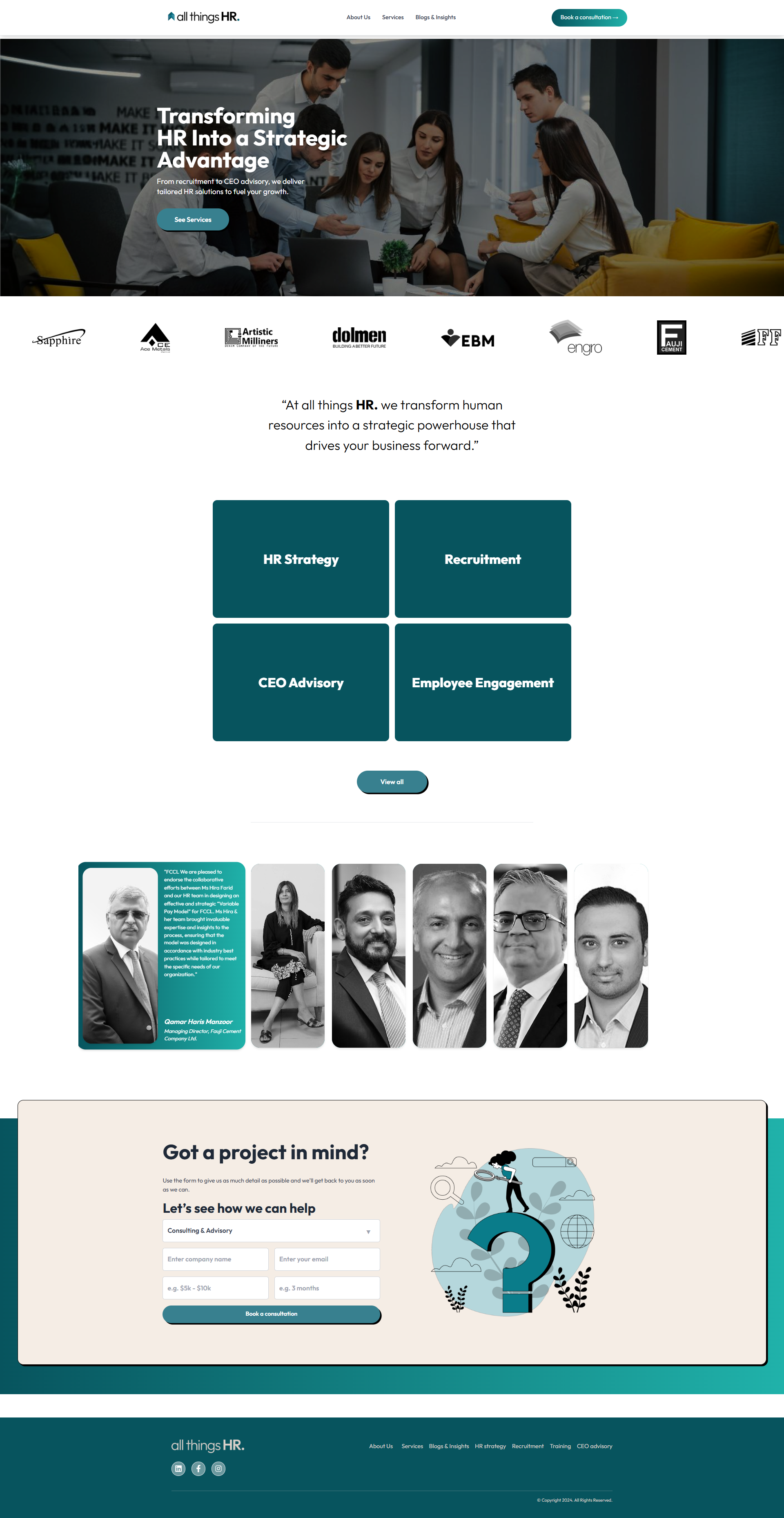 All Things HR landing