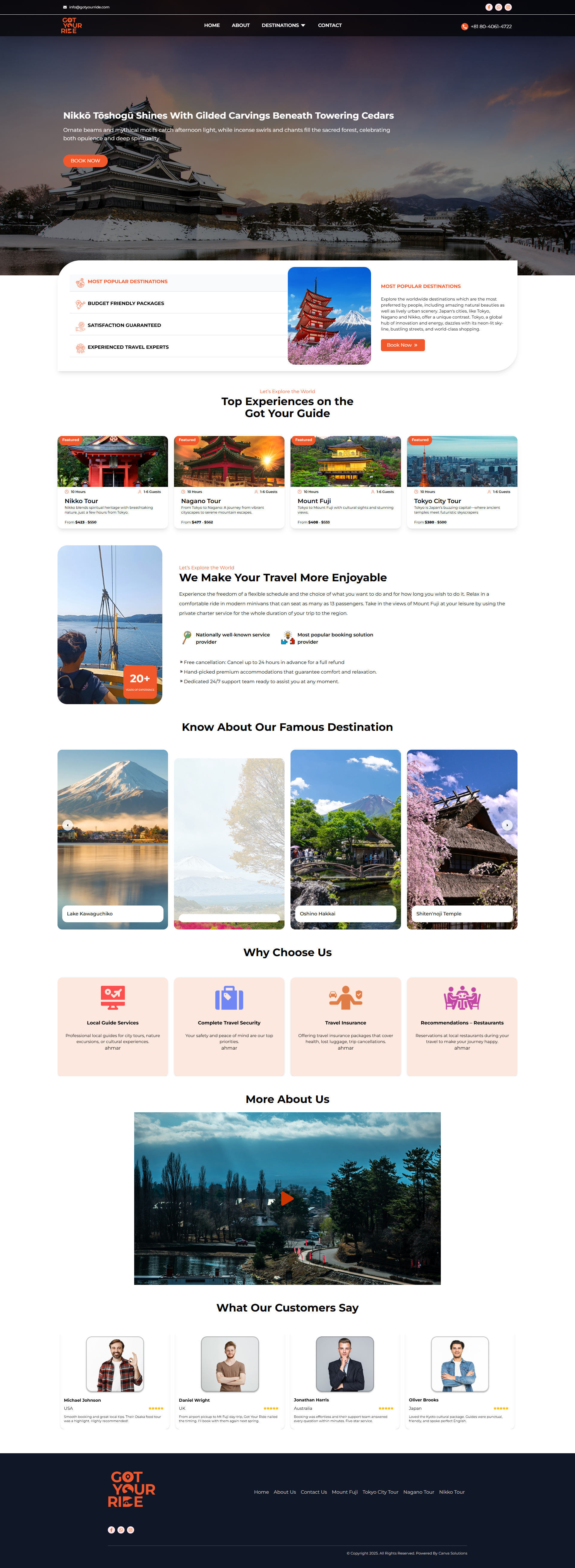 Got Your Ride landing